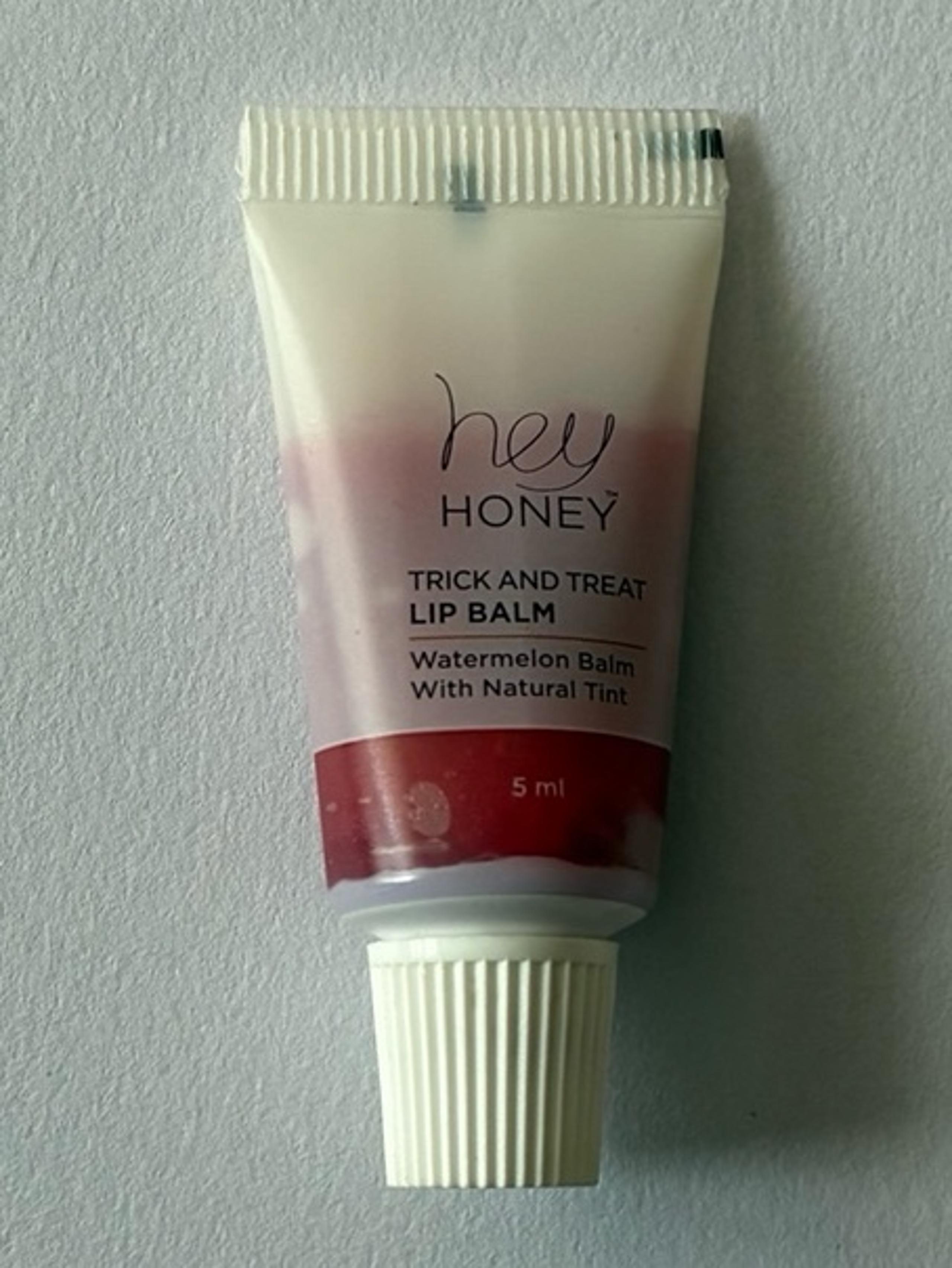 hey Honey Trick or Treat Lip Balm Watermelon Balm With Natural Tint New Sealed