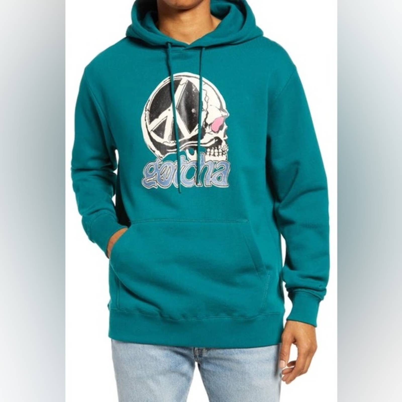 Gotcha Peace of Mind Hoodie in Storm - NWOT - Size Small