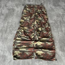 Vintage Y2K Baggy Wide Leg Camo Technical Grunge Opium Pants