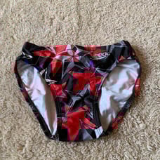 Speedo Men's Swimsuit, Size L, All-Over Print, Racing Pants, V-Cut