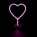 Neon Heart Light LED Neon Signs Night Light Room Decor Heart Shaped Light