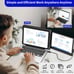 CIDETTY New 12 Portable Monitor for Laptop, Full HD IPS 1080P Display Laptop Sc