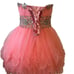 Party short dress coral