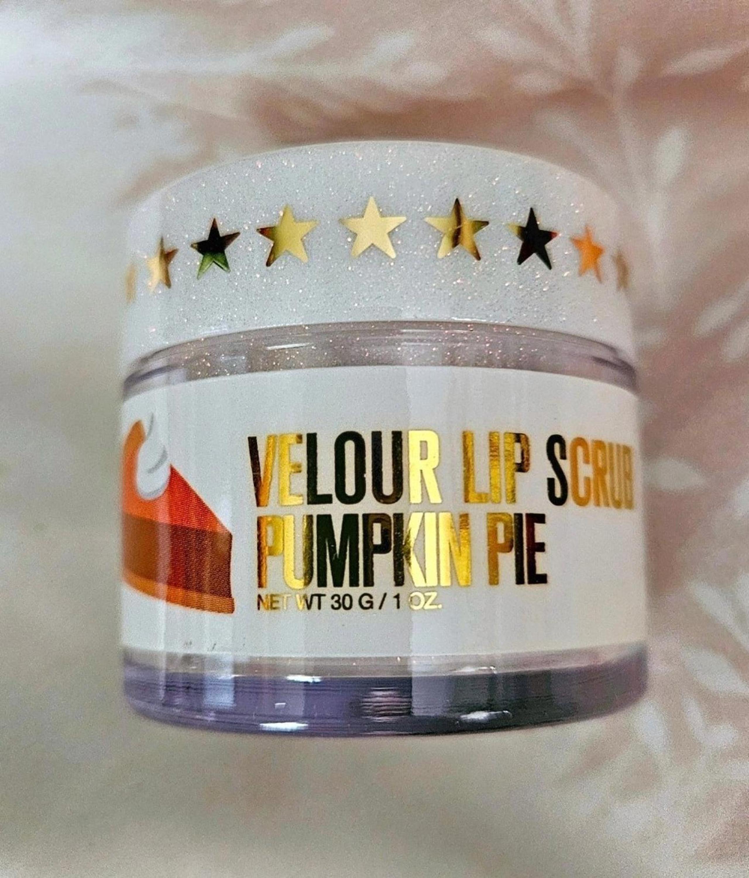 Jeffree Star PUMPKIN PIE Cosmetics Velour Lip Scrub RARE