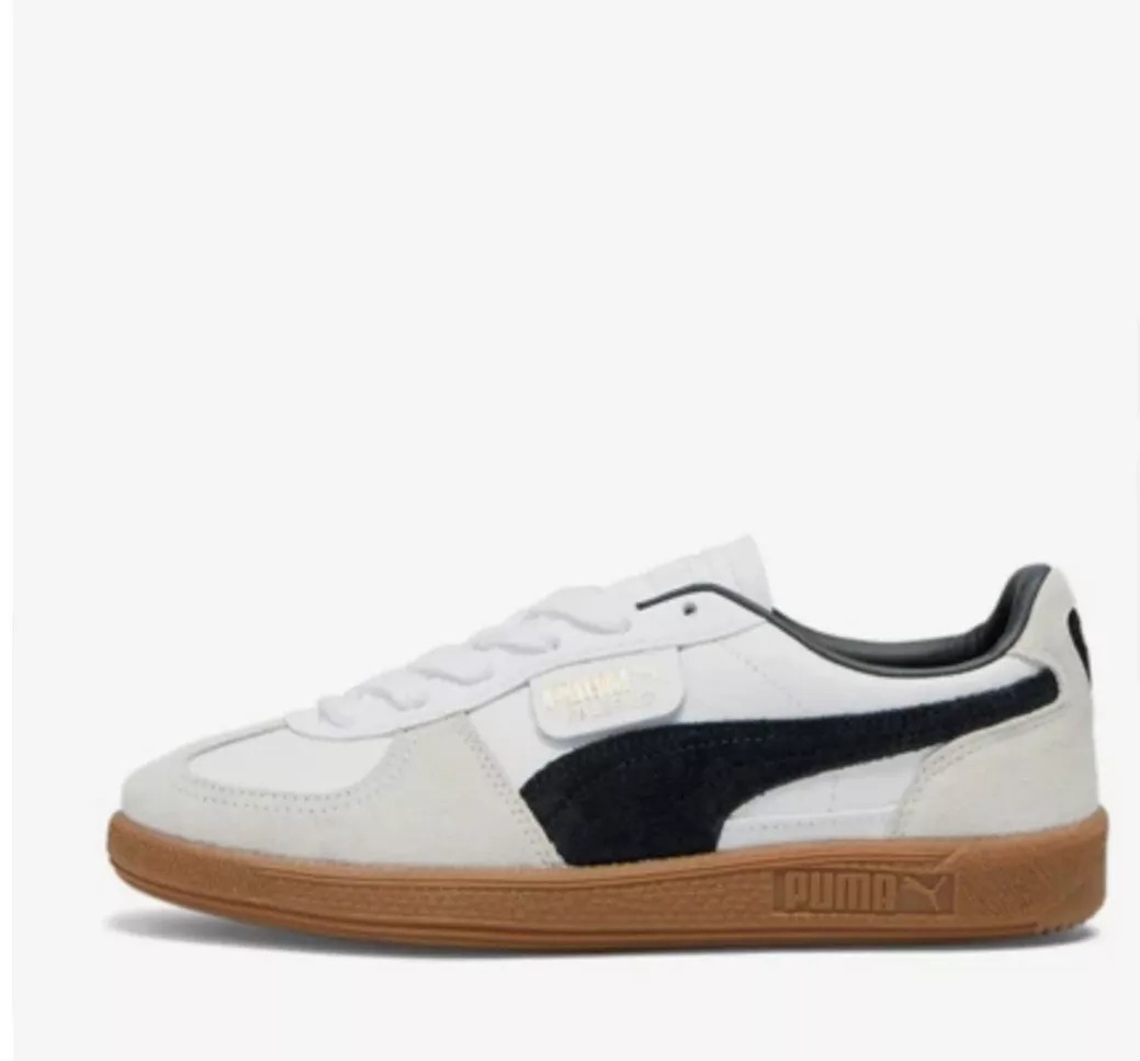 PUMA PALERMO WHITE LEATHER SNEAKERS US 9/UK6.5/EUR40