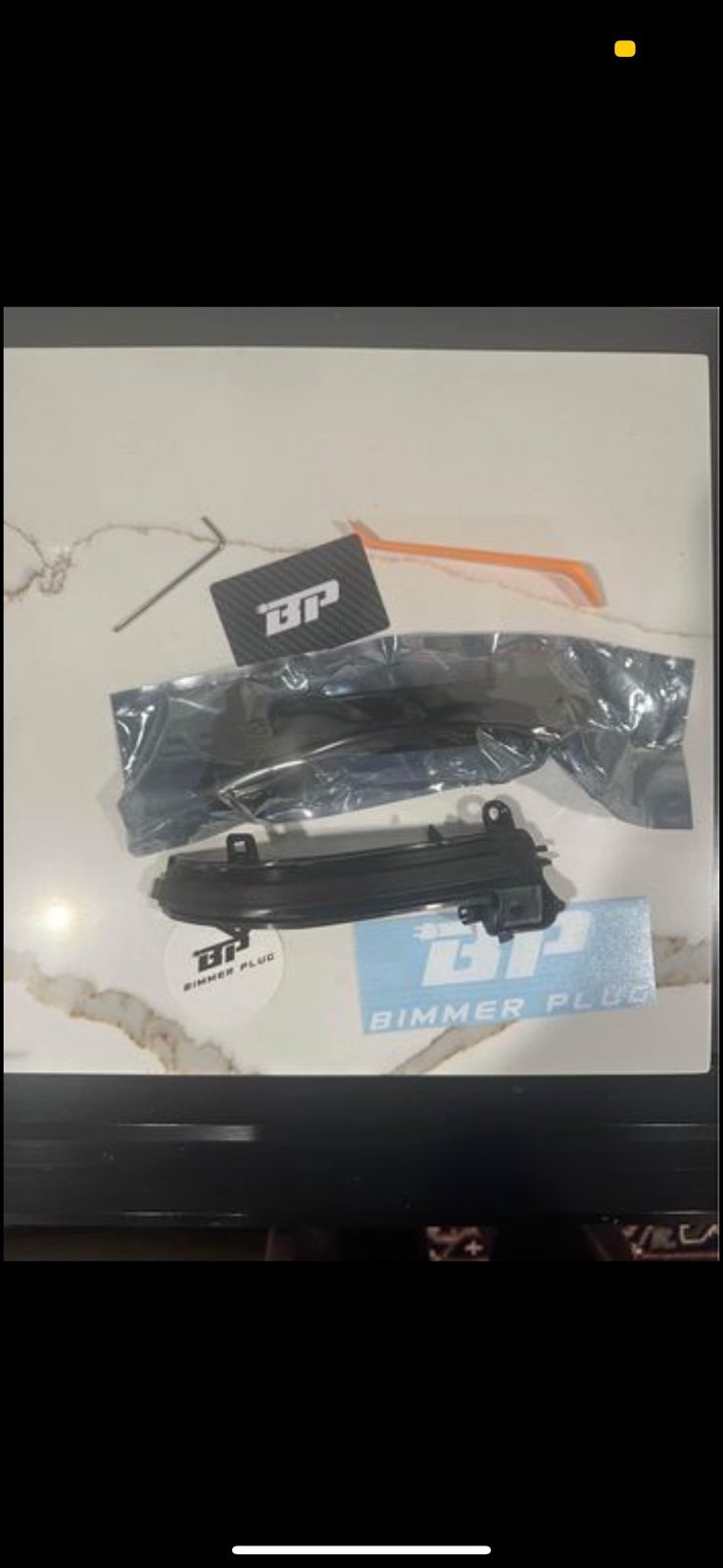 BMW sequential mirror lights