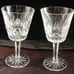 Set of 2 Waterford Vintage Lismore Crystal 12 0z Wine glasses.