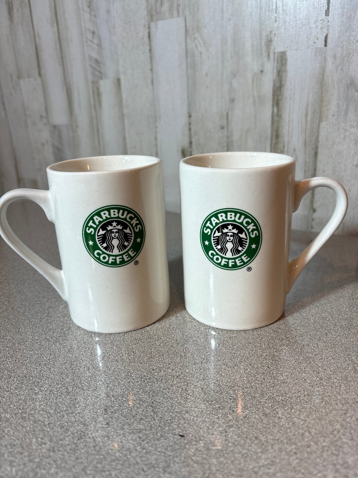 2 Starbucks Tall Slender Coffee/Tea Mug