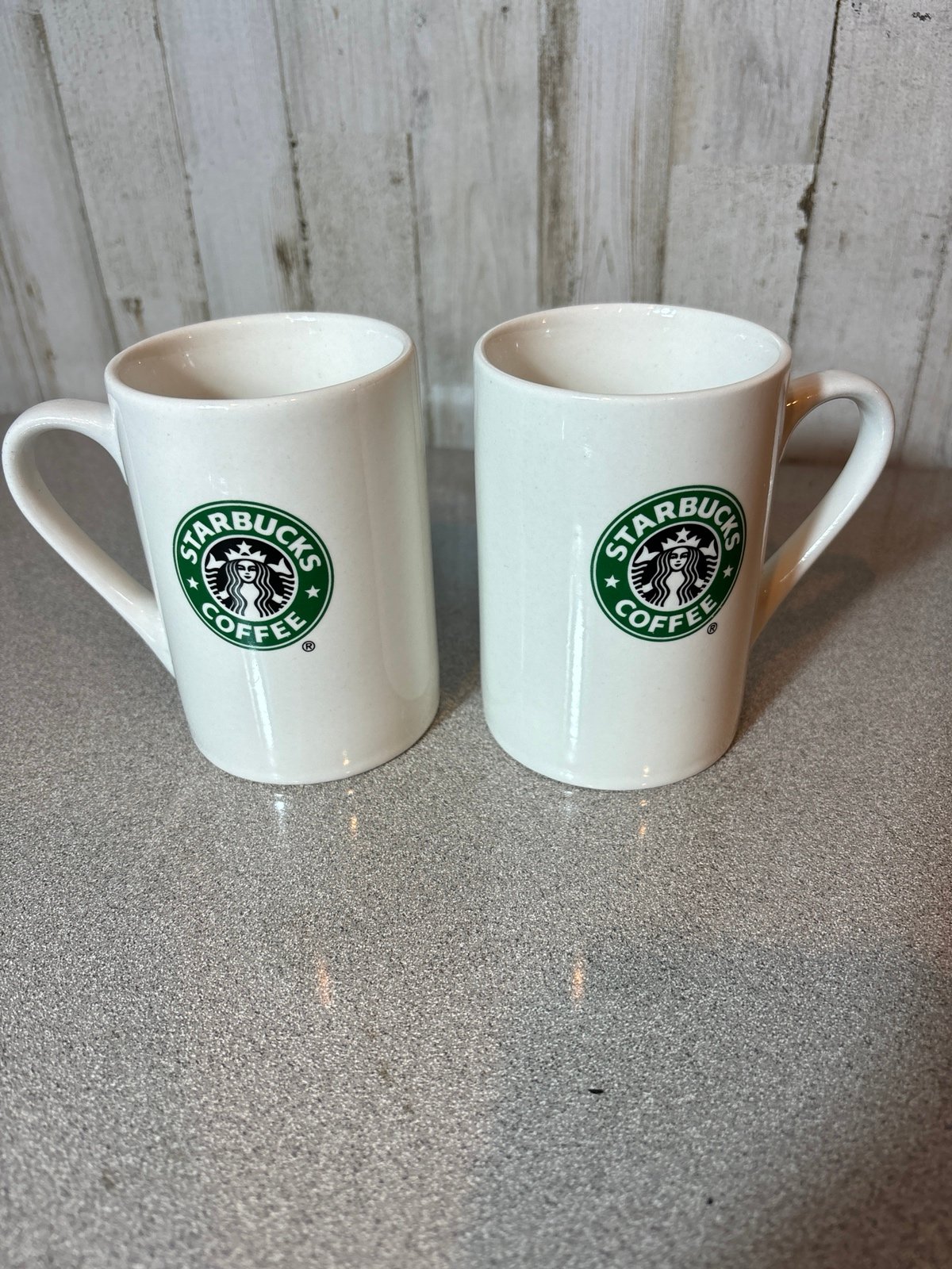 2 Starbucks Tall Slender Coffee/Tea Mug - detail
