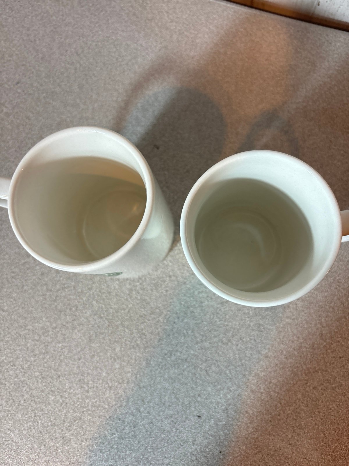 2 Starbucks Tall Slender Coffee/Tea Mug - detail
