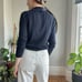 Everlane merino wool polo sweater, navy blue, size XS men’s