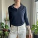 Everlane merino wool polo sweater, navy blue, size XS men’s
