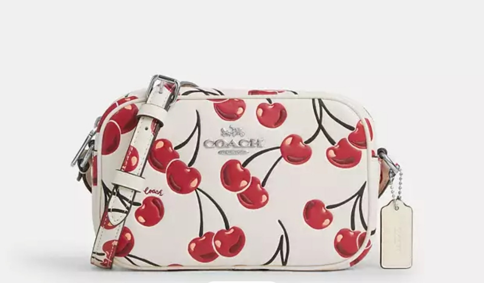 Coach Mini Jamie Camera Crossbody Bag With Cherry Print