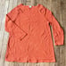 J. Jill XL Orange Textured Tunic Sweater