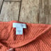 J. Jill XL Orange Textured Tunic Sweater