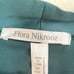 Flora Nikrooz Anthropologie Green Teal Silk Kimono Robe Bathrobe Medium NWOT