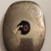 Vintage Chicago Bears Football Helmet German Silver Belt Buckle.