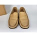 Tods Pellame Leather Loafer Shoes Womens Size 8.5 EUR 38.5 Beige XXWT19PS036