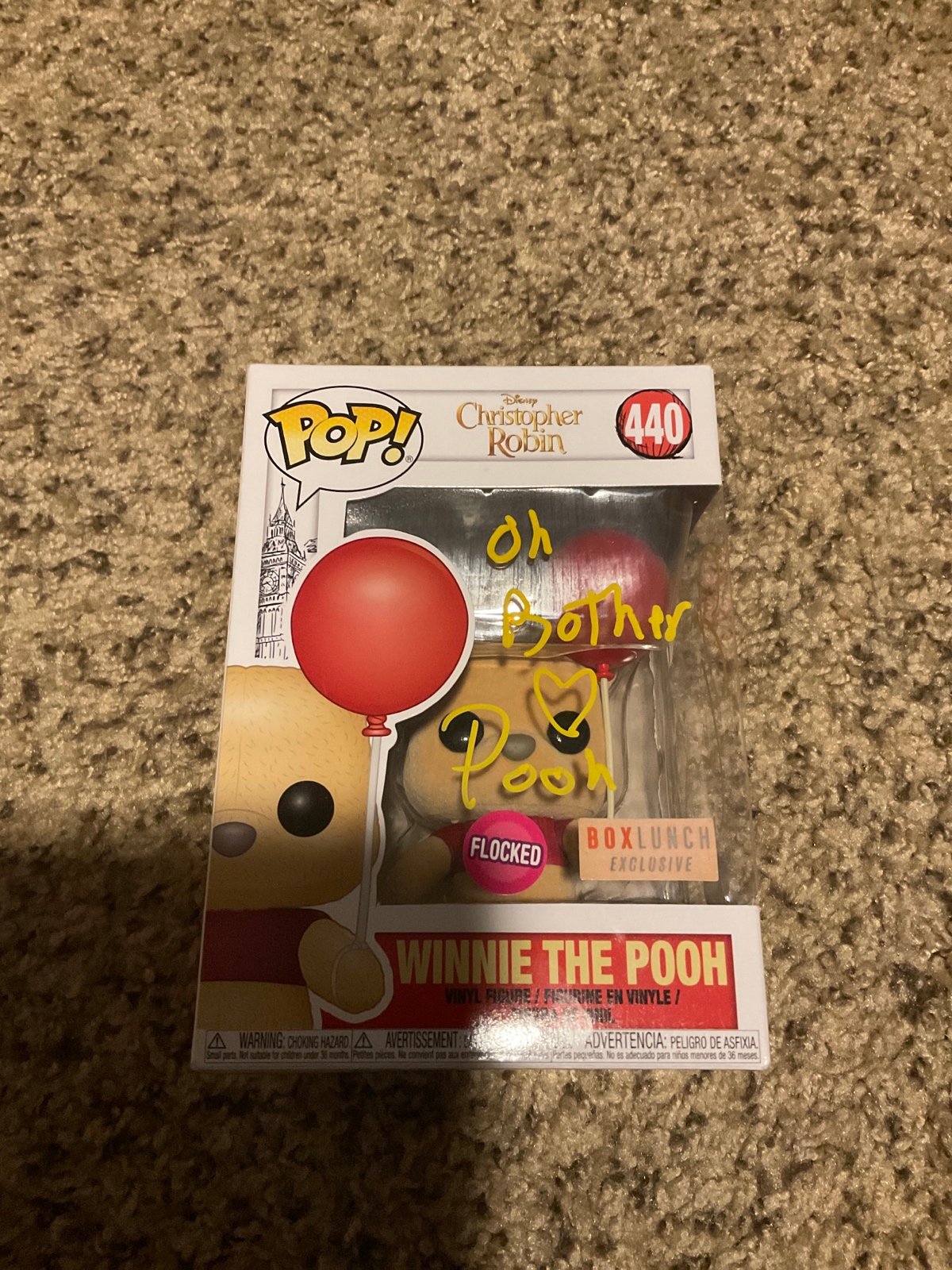 Winnie the Pooh Funko Pop 440 *Autographed*