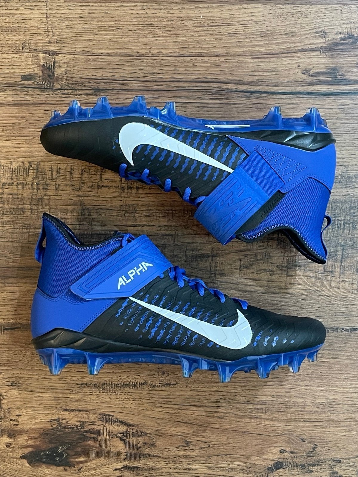 Nike Alpha Menace Pro 2 Mid ‘Black Blue’ (size us mens 12.5)