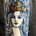 STARBUCKS COFFEE VINTAGE 2016 BLUE MERMAID Siren 12oz with Lid Tumbler Mug