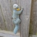 Climbing Squirrel Figurine - Garden Decor for Outside, Yard Art Squirrel