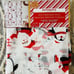 NIB❤️Peppermint Place Santa with Snowman and Penguins Peva Shower Curtain