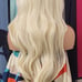 Celebrity Divaqueen Long Wavy h.d lace front blond wig