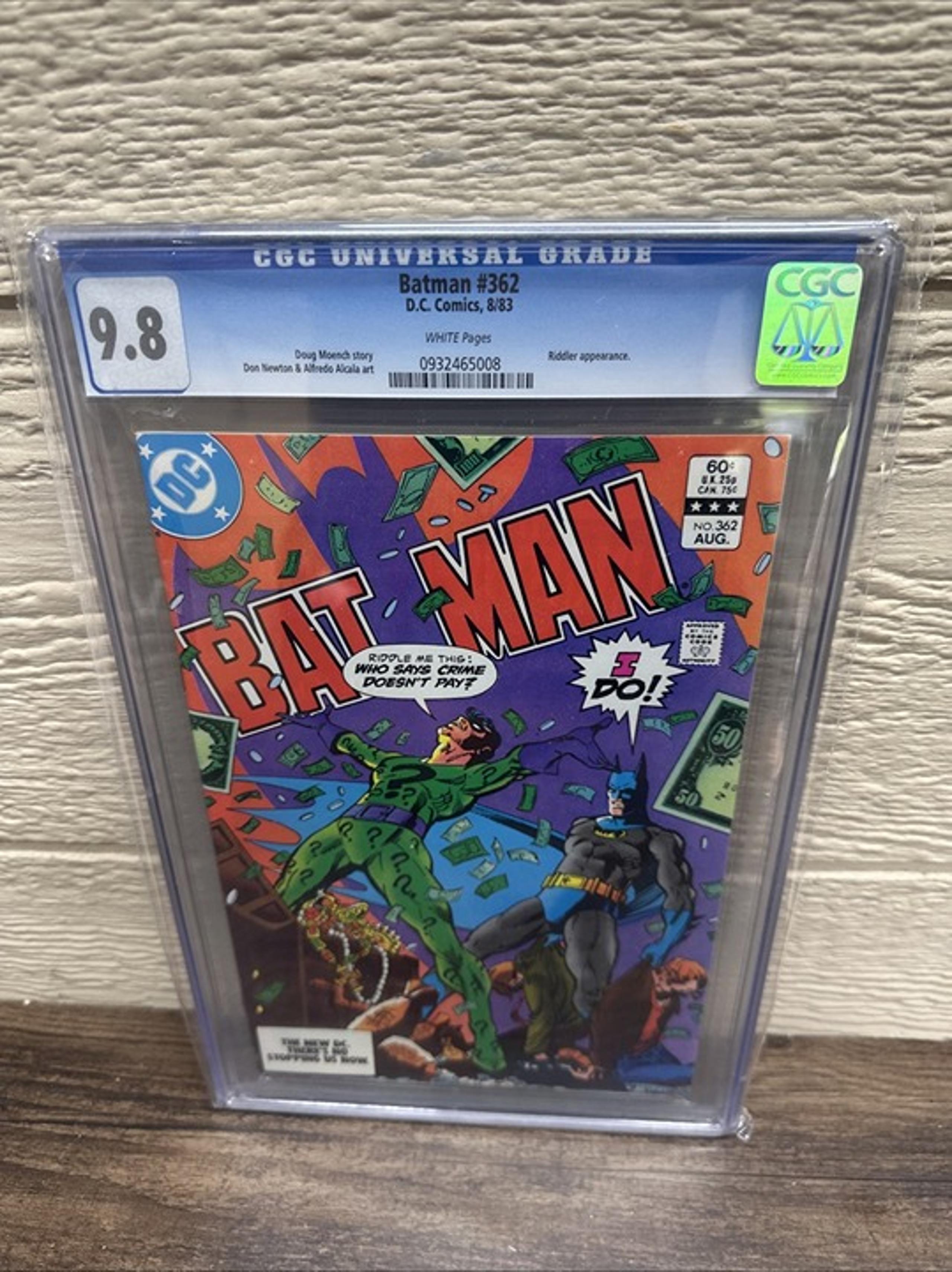 Batman Edition #362 CGC 9.8 1989