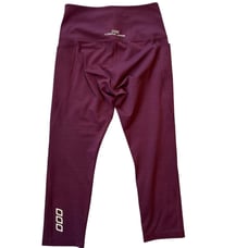 EUC Lorna Jane Wine Cropped Capri Athletic Leggings Size Small