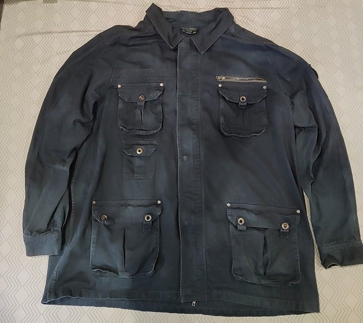 Boulder Creek Charcoal Grey Multi-Pocket Jacket 3XL Tall