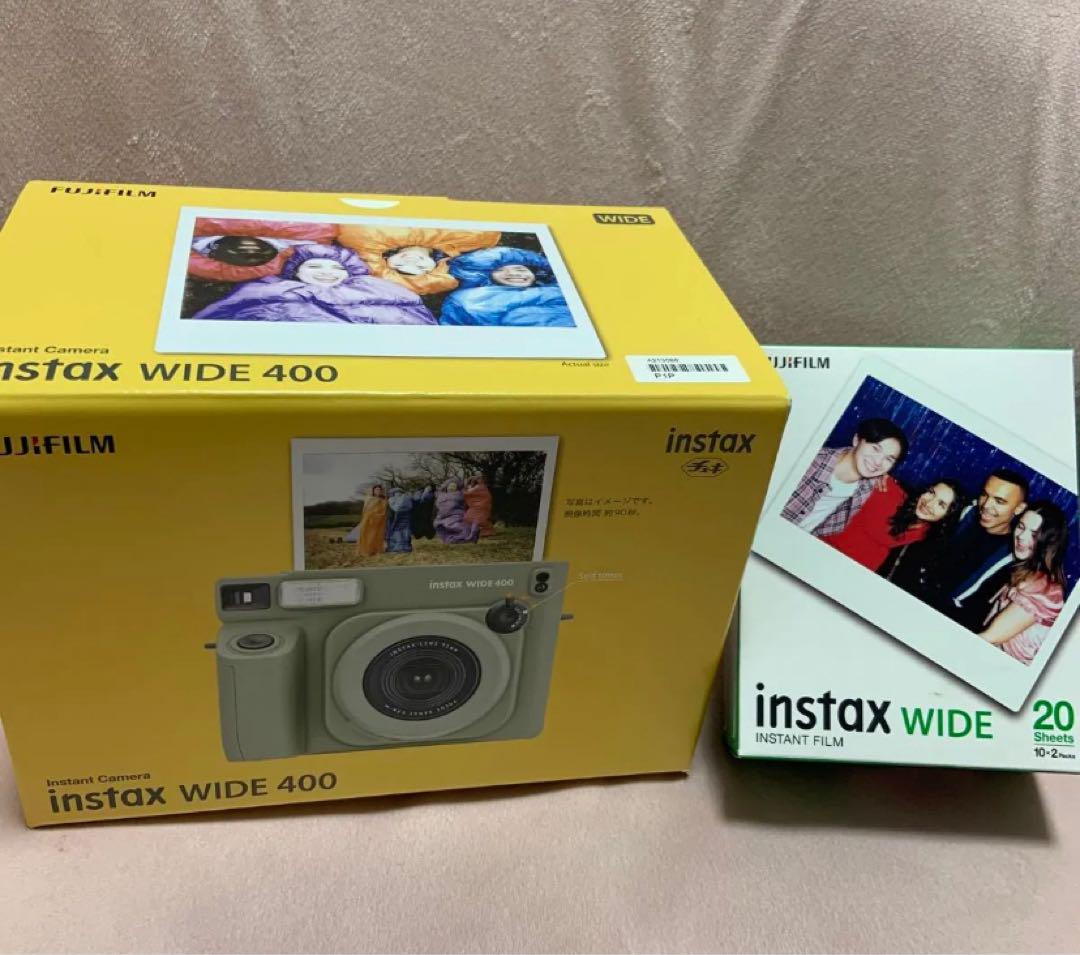 instax WIDE 400 Instant Camera (Cheki) with Film