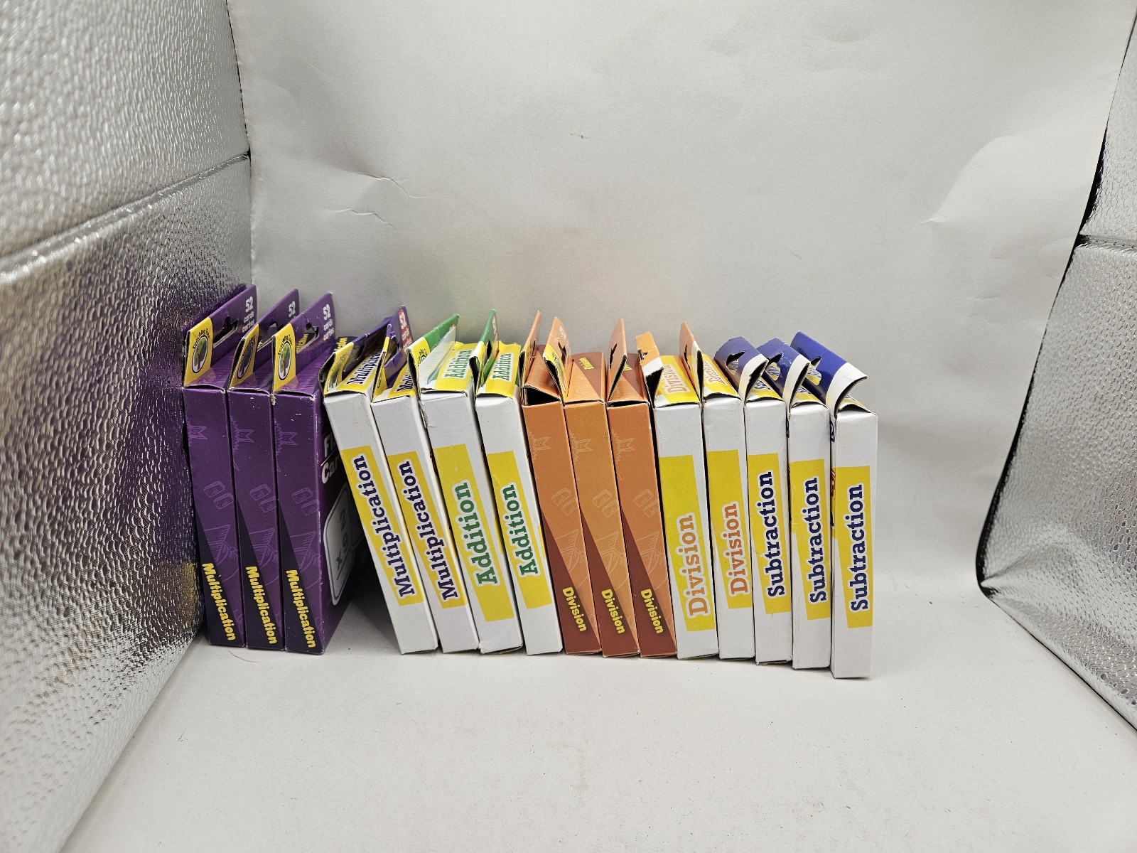 15 Packs Math Flash Cards Addition Subtraction Multiplication Division
