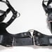 Red Black Leather Lingerie Set Leather Bra and Panties