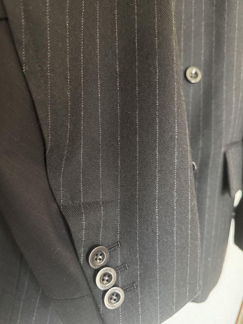 sacai 24AW Chalk Stripe Rip Stop Jacket