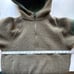 Outdoor Voices MegaFleece 1/2 Wool Blend Half Zip Women's XS Green Hoodie Jacket