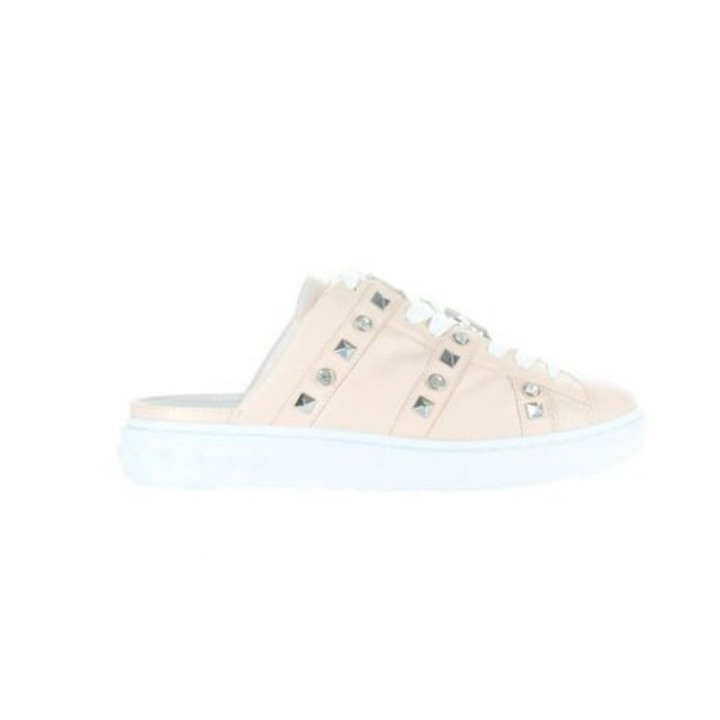 Ash Pink Leather Mule -- Size 6.5