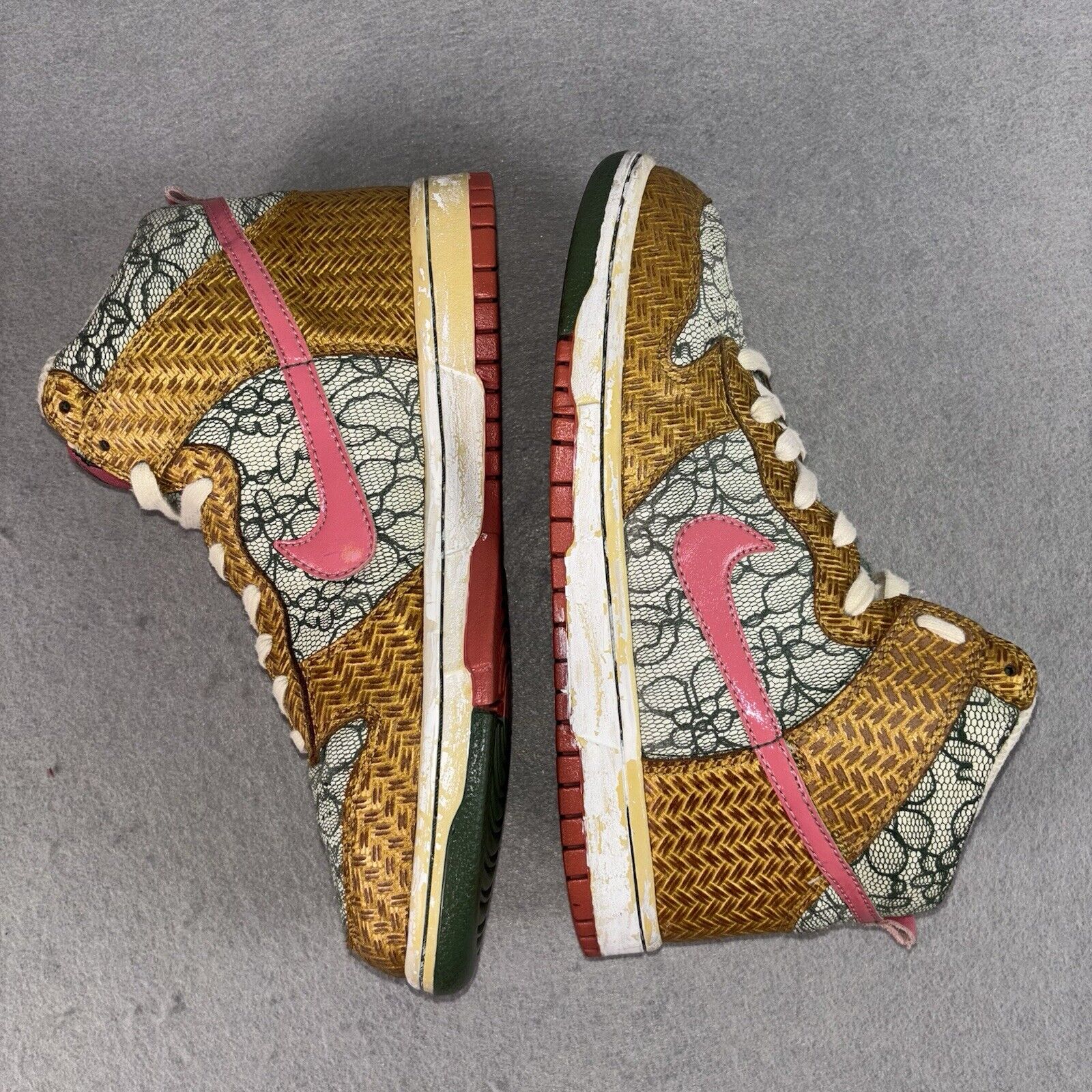 Nike Dunk High Premium Women’s 9 Nori Desert Bloom 314385-361 2007 Multicolor SB