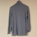 Grey Knit Cardigan Women Large Drapy Boxy Oversized Open Front Cozy Soft Neutral