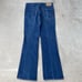Vintage 80’s Levi’s 517 Bootcut Flare Orange Tab Dark Denim Jeans Mens 33x33 USA