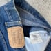 Vintage 80’s Levi’s 517 Bootcut Flare Orange Tab Dark Denim Jeans Mens 33x33 USA