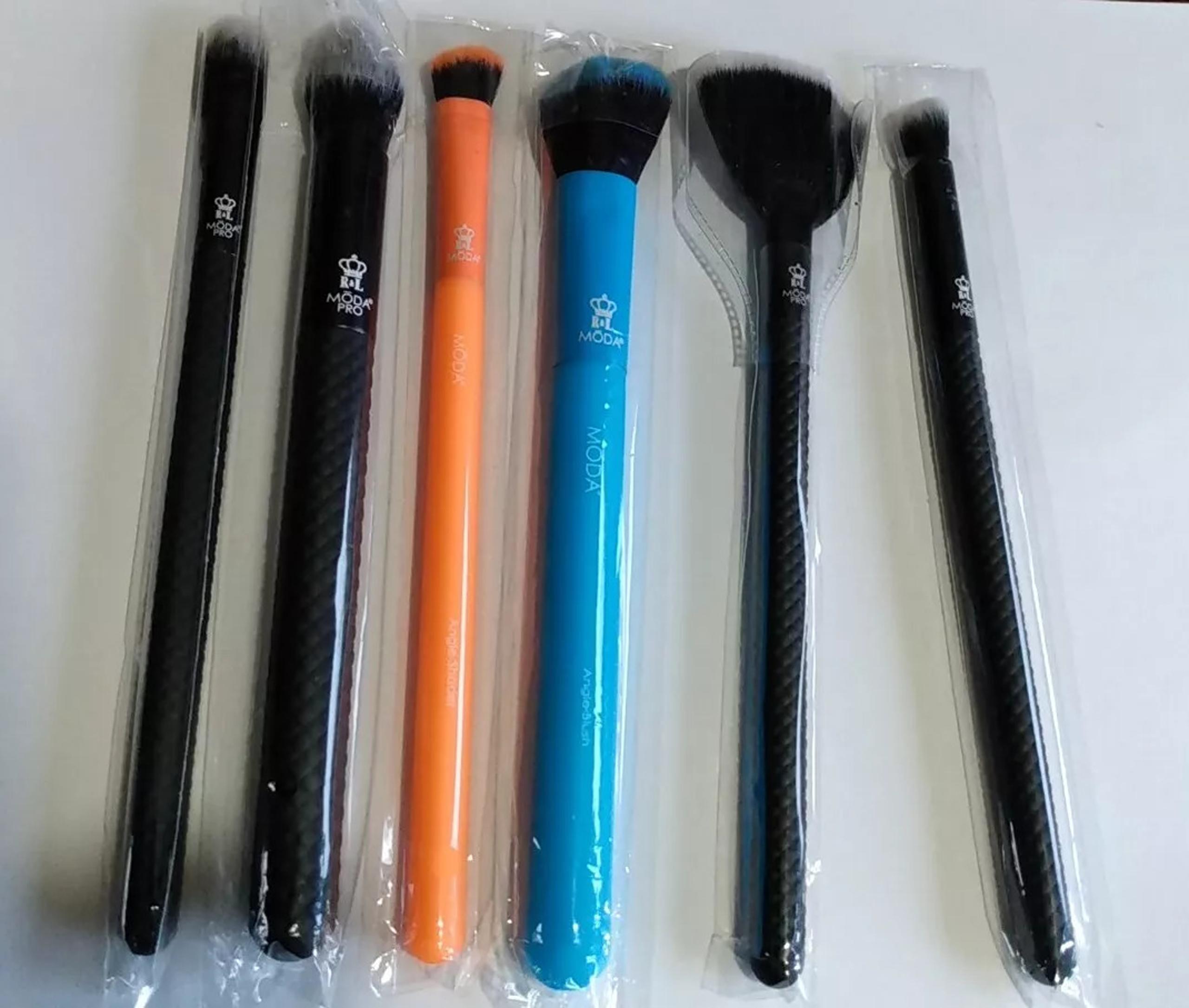 NEW 6 Piece MODA Makeup Brush Lot