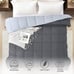 Lightweight Bed Comforter Gray