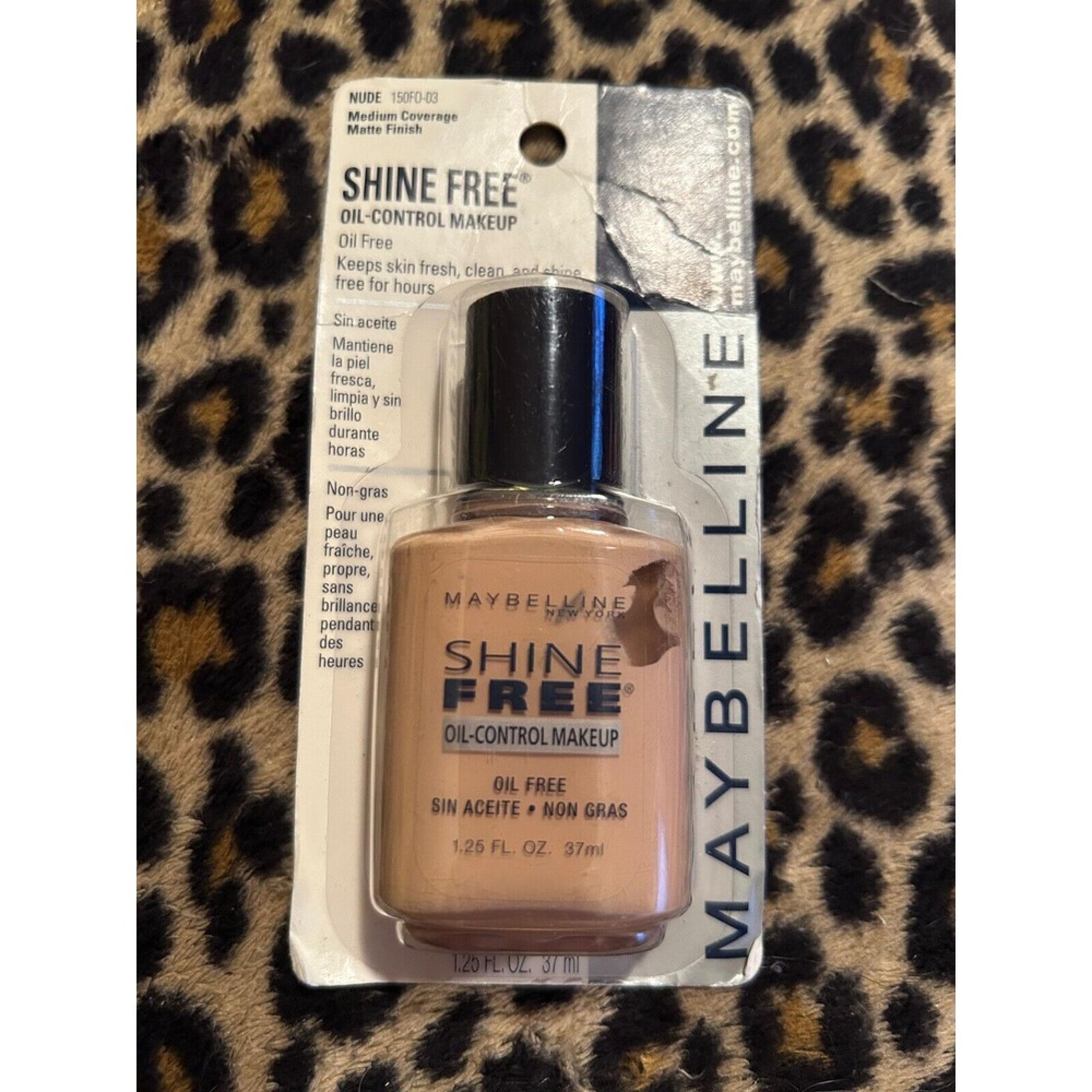 Maybelline Shine Free Oil Control Makeup Nude 150F0-03 New Old Stock