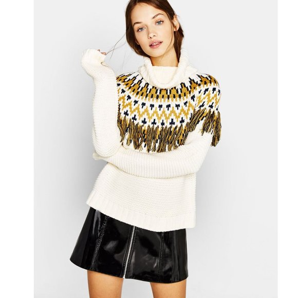 GORGEOUS Fair Isle Aurora Turtleneck Sweater!