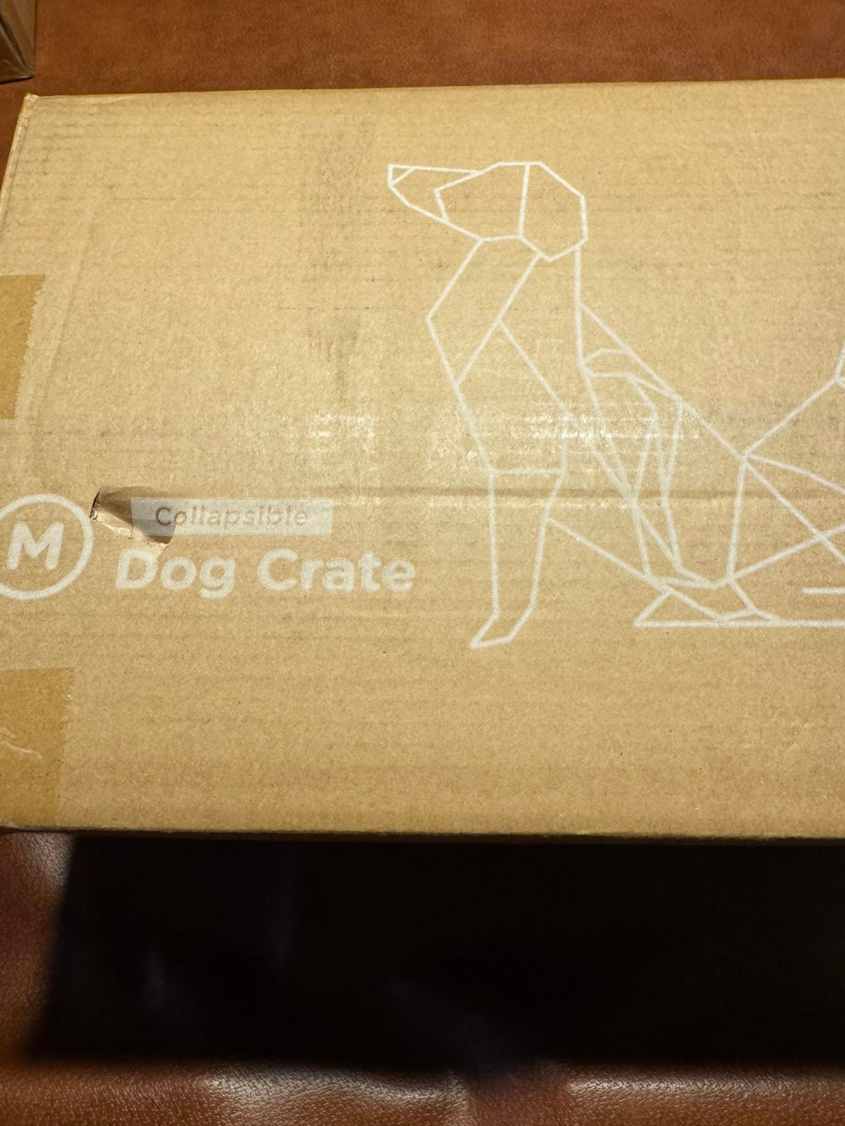 Foldable dog crate
