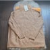 Nwt! Sezane John Jumper sweater camel