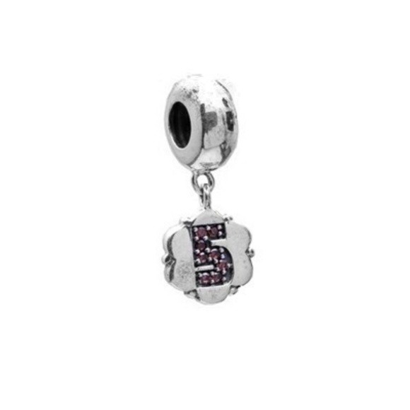 Pandora 5 Dangle Charm with CZ