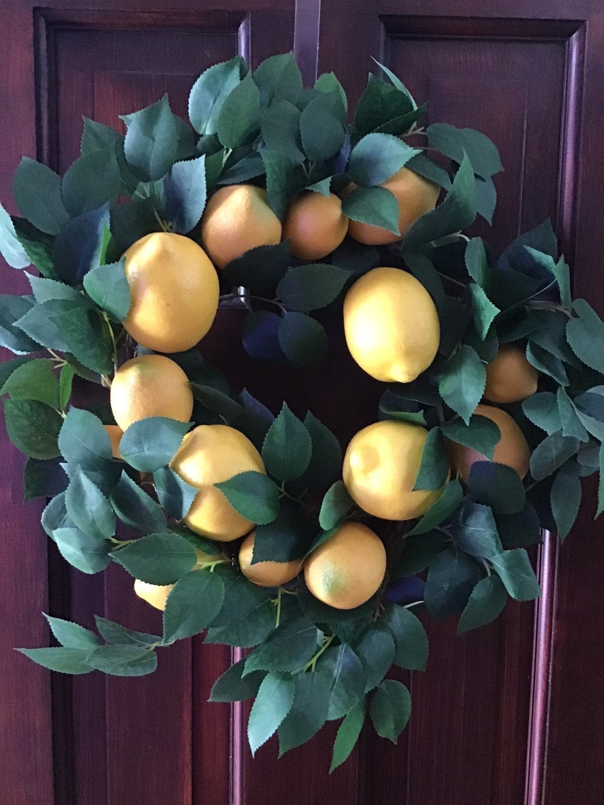LEMON DOOR WREATH