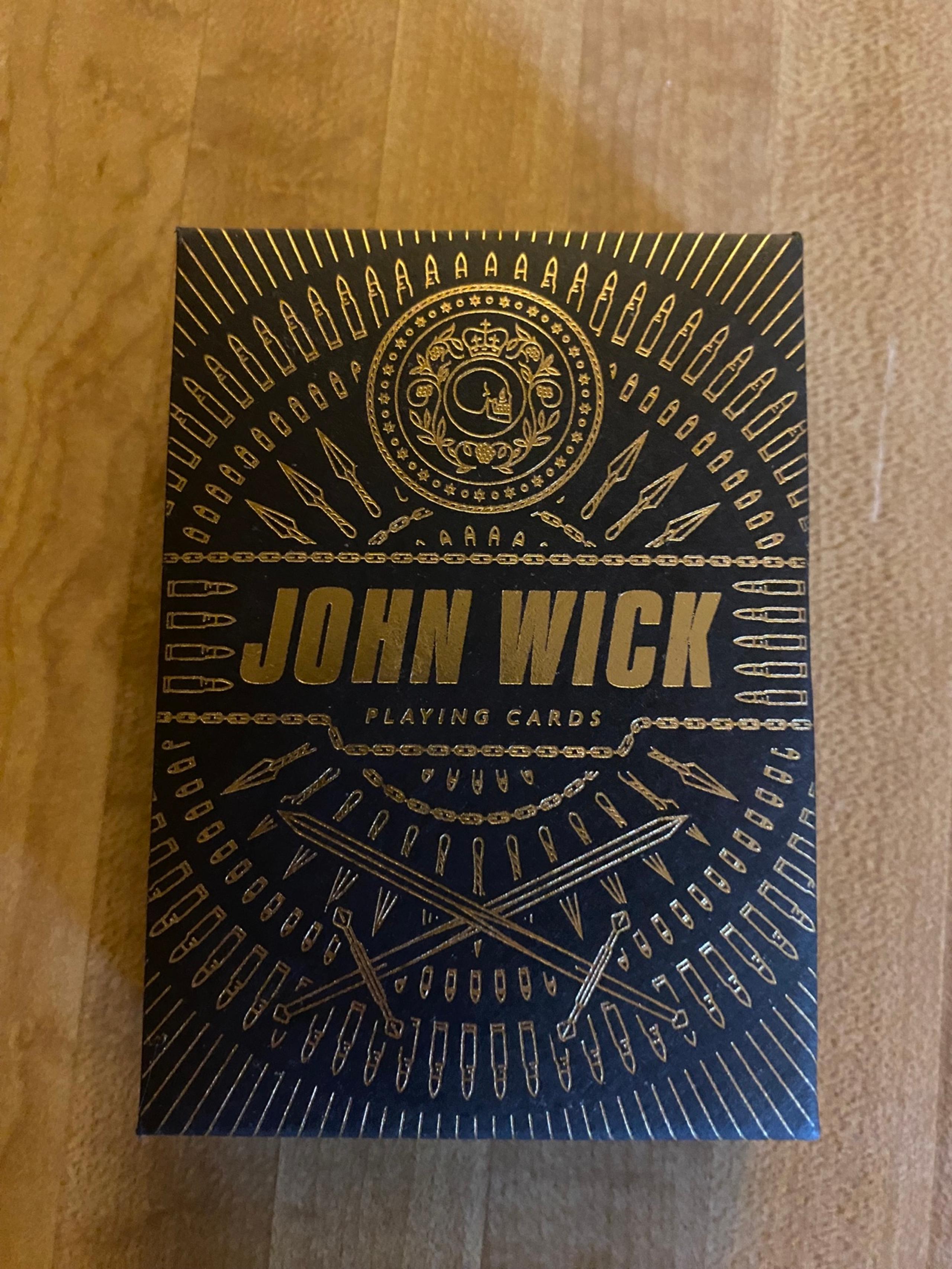 John wick limited edition playing cards